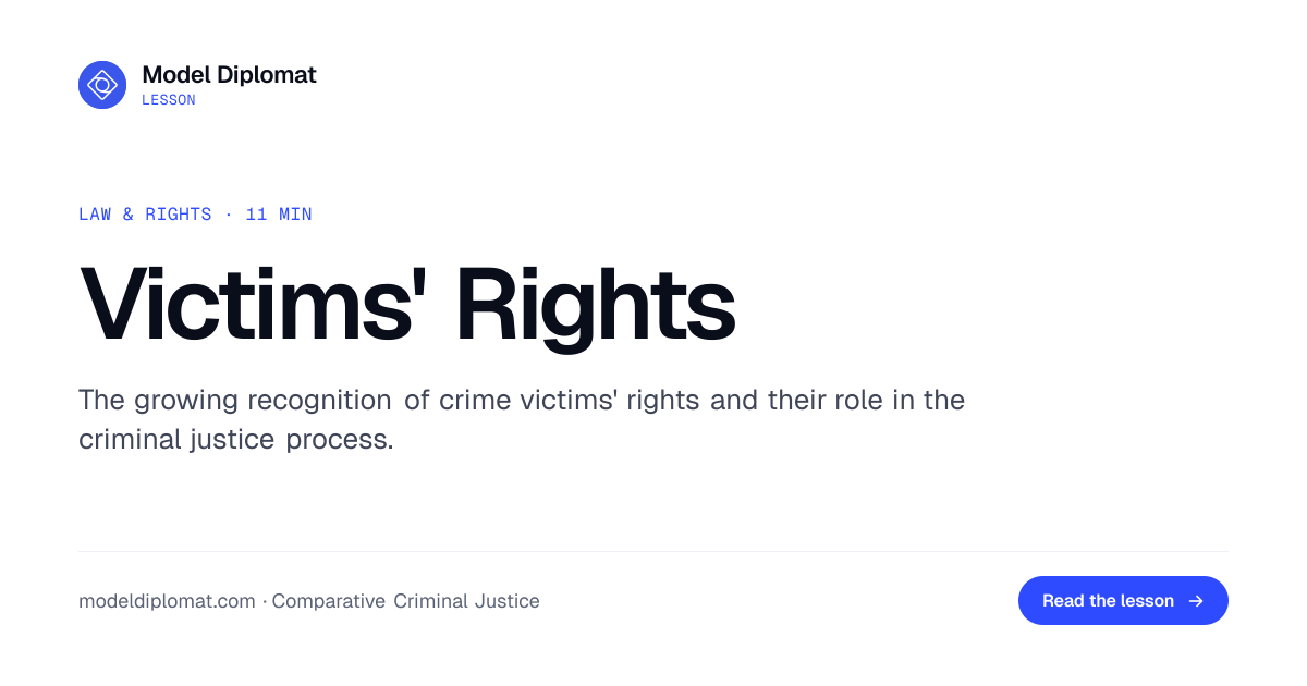 Victims' Rights in the Criminal Justice Process