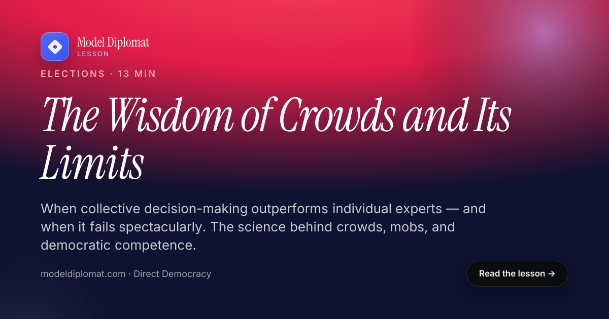 The Wisdom of Crowds and Its Surprising Limits